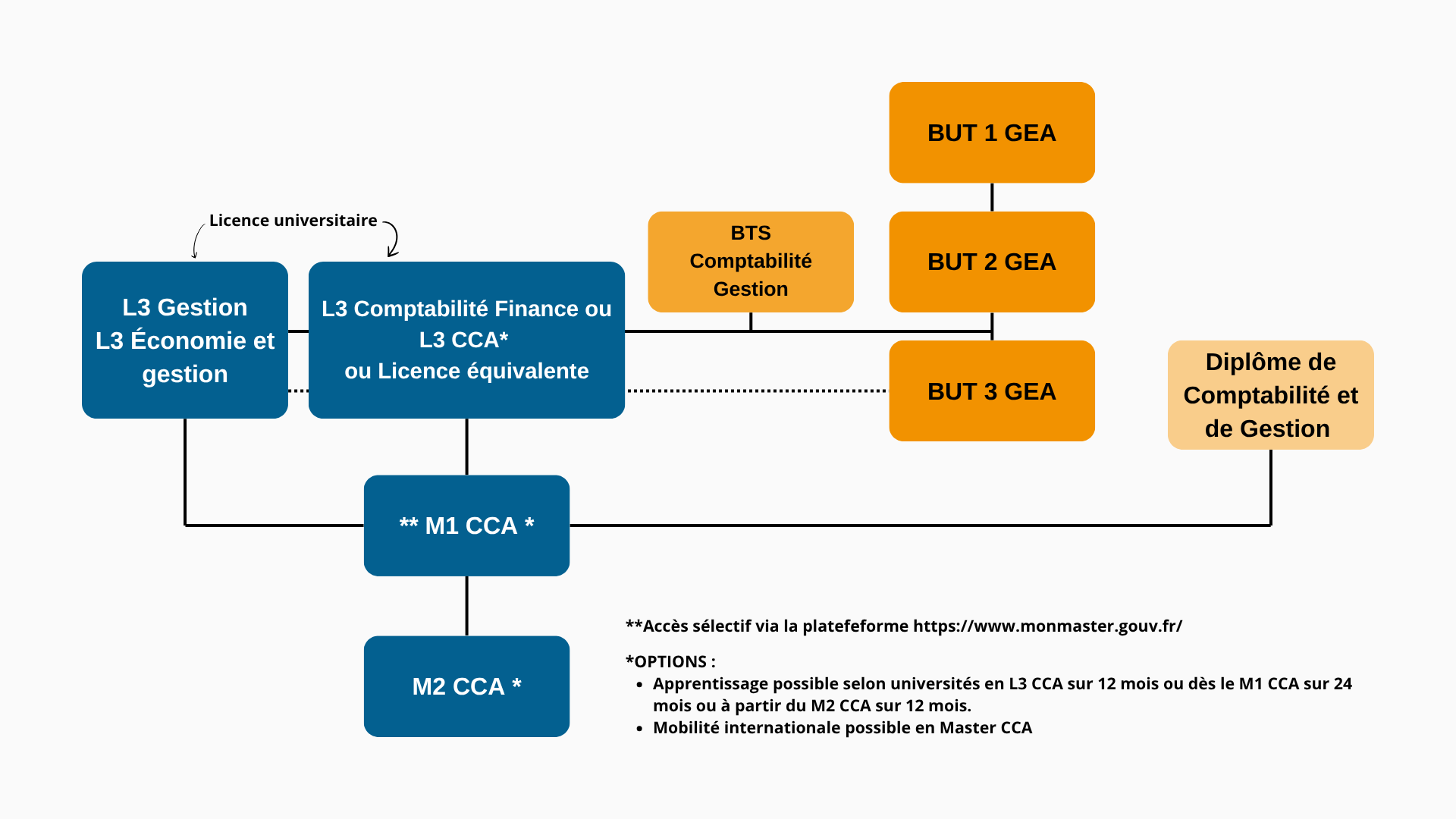 francemasterccarejoindre ↑ La filière comptable vous intéresse ? Voici les différentes voies permettant d’accéder au Master CCA, passerelle vers le diplôme d’expertise comptable.