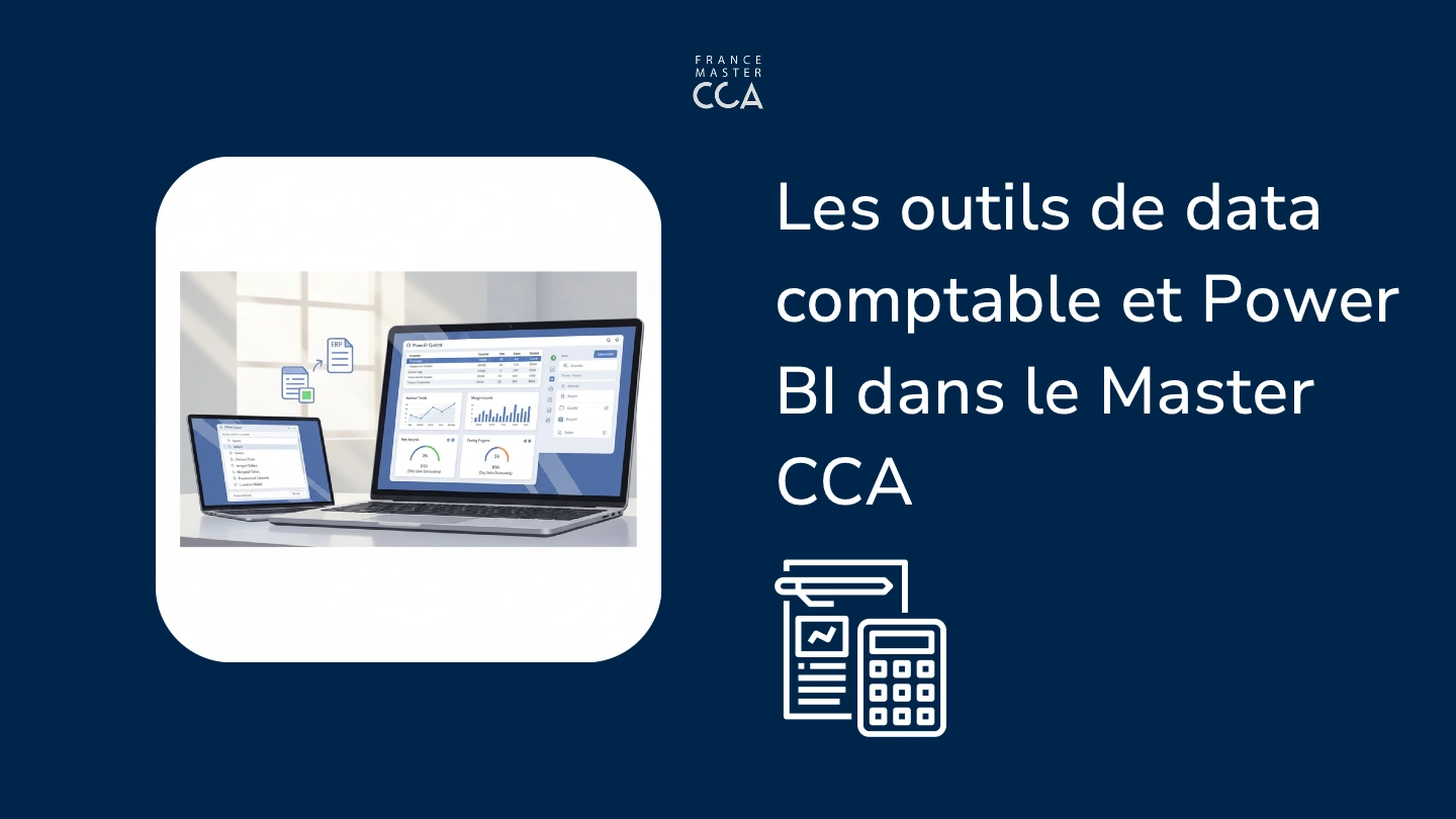 Tableau de bord Power BI pour la comptabilité et le contrôle de gestion en Master CCA